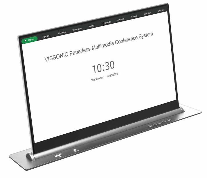 Моторизованный выдвижной монитор 21" Vissonic VIS-21LSSC